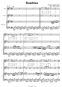 Gianmario Liuni - sheets music - Bambina